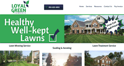 Desktop Screenshot of myloyalgreenlawn.com