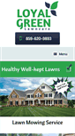 Mobile Screenshot of myloyalgreenlawn.com